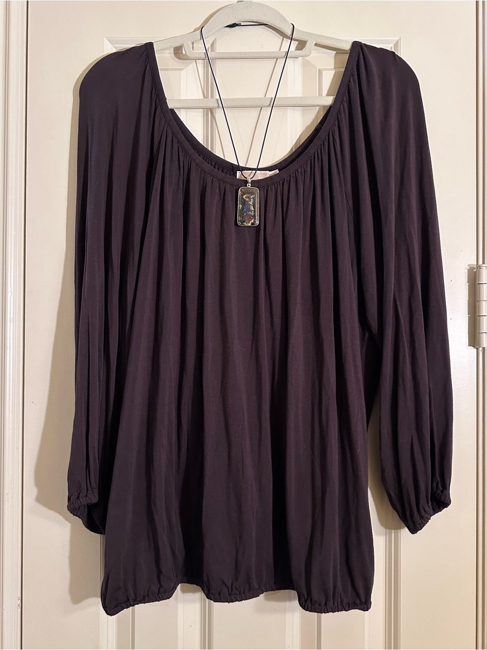 Michael Kors Scoop-Neck Blouse